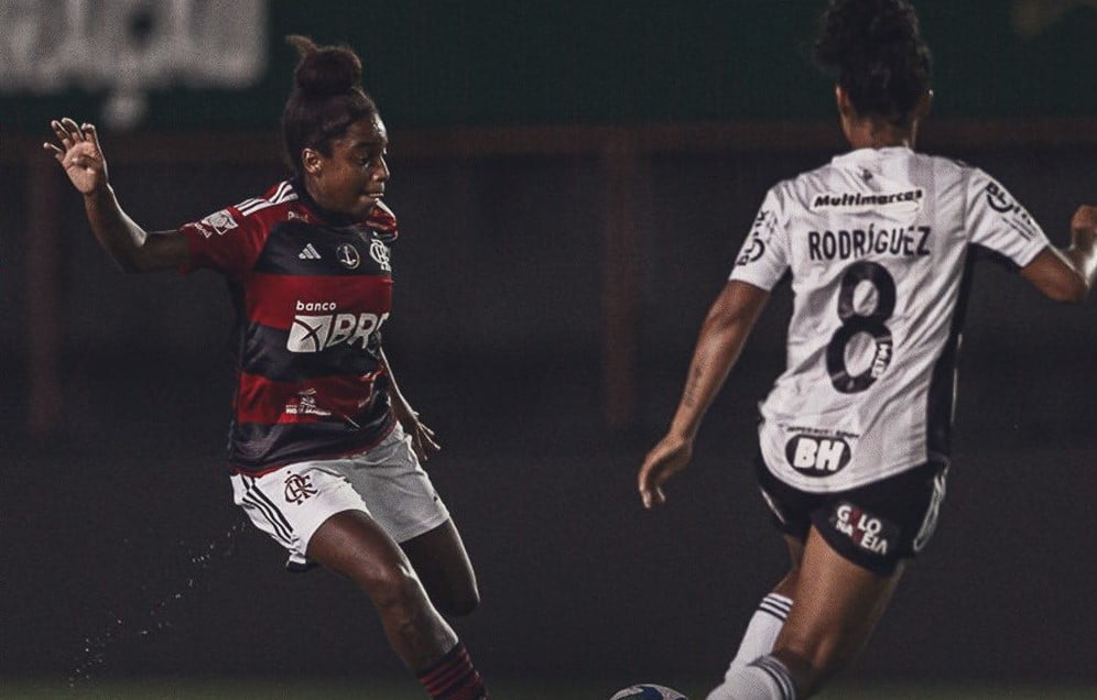 Flamengo vence o Atlético-MG e emplaca três vitórias seguidas no Brasileirão Feminino