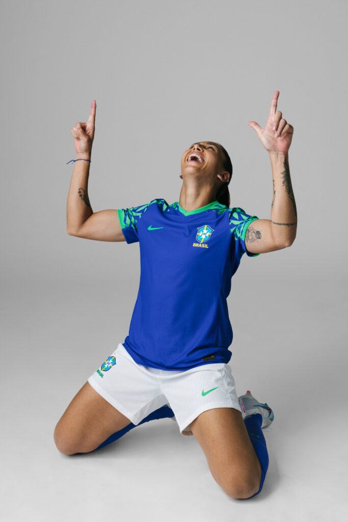 A nova camisa azul da Seleção Feminina