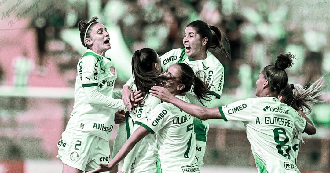 Em jogo eletrizante, Palmeiras vence o Atlético Nacional pela Libertadores Feminina